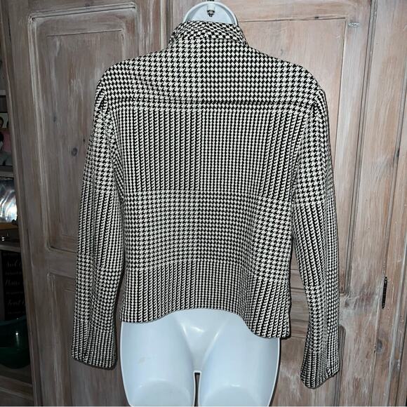 Calvin Klein Houndstooth Jacket Women’s Medium NEW - Picture 4 of 6
